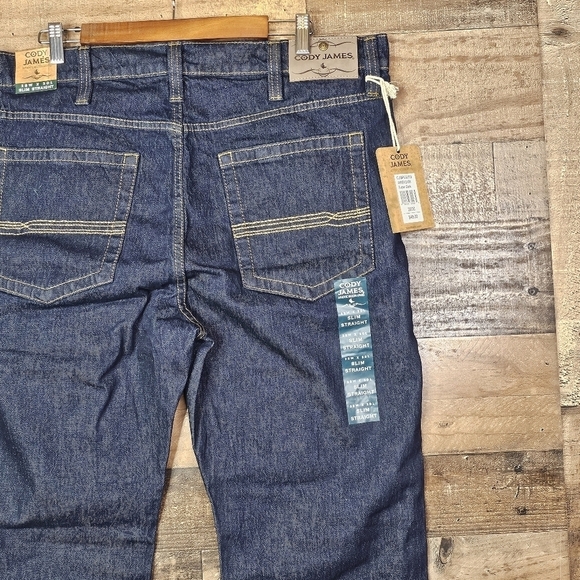 Cody James Men's Annex Stretch Slim Straight Jeans - Picture 7 of 10